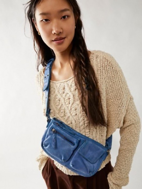 Free People Handbags - Free People Wade Leather Sling One Size